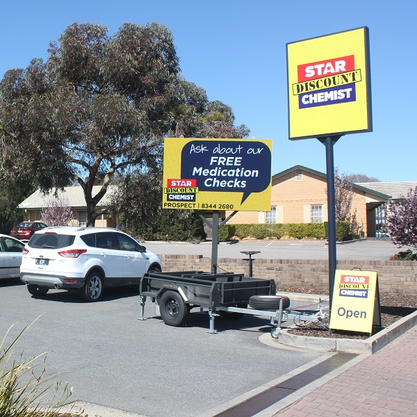 LED Sign at Star Discount Chemist